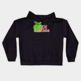 AKA apple educator Kids Hoodie